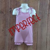 IMPERFECT Blank Girly Tie Top Bubble Romper